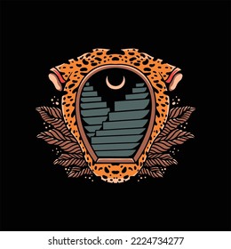 strange dimension tattoo vector design