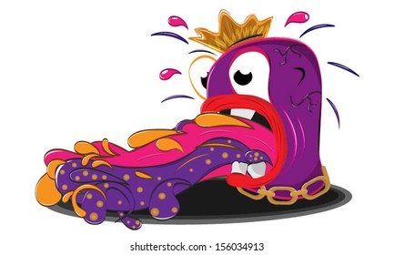 strange head vector