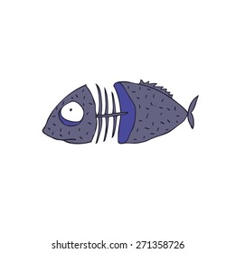 strange prickly fish with big eyes