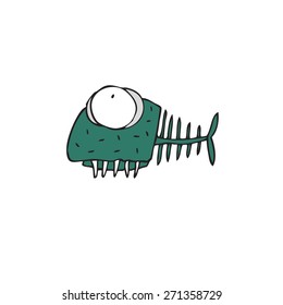 strange prickly fish with big eyes