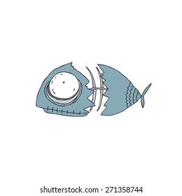 strange prickly fish with big eyes