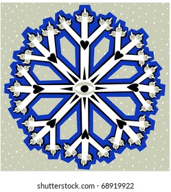 Strange snowflake