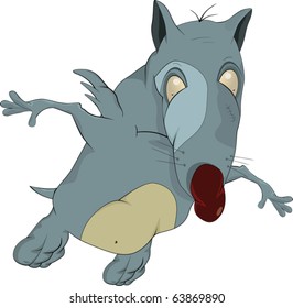 Strange toy rat
