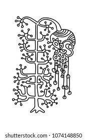 Strange tree illustration