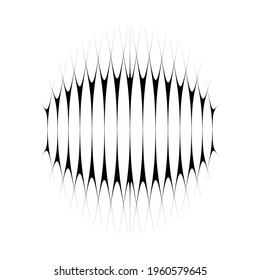 Strange Vector Shape isolated on white background. Geometric figures, distortion, variety of kinks and transformations. Shapes are great for web pages social media t-shirts postcards logos