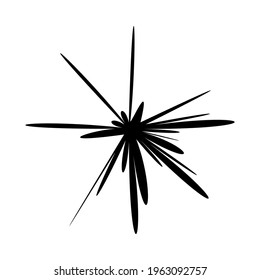 Strange Vector Shape isolated on white background. Geometric figures, distortion, variety of kinks and transformations. Shapes are great for web pages social media t-shirts sci-fi  postcards logos