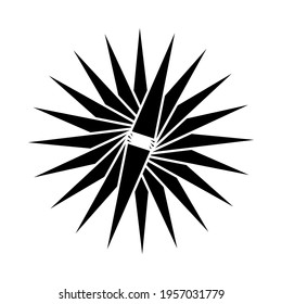 Strange Vector Shapes Collection. Geometric figures, distortion.