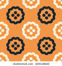 Stranger fruits seamless pattern. Strict line geometric pattern for your design.