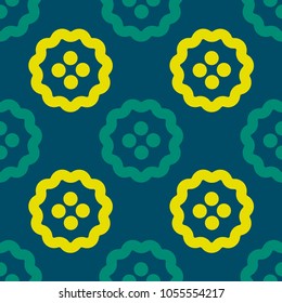 Stranger fruits seamless pattern. Strict line geometric pattern for your design.