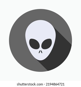 Stranger Icon. Foreigner, Head Alien Symbol - Vector.