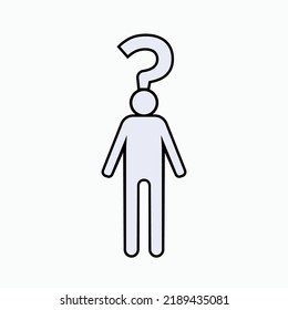 Stranger Icon Unknown Person Symbol Vector Stock Vector (Royalty Free ...