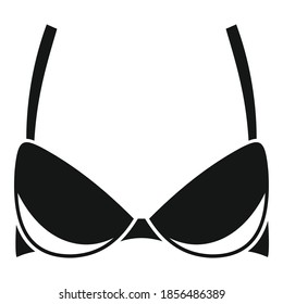 Strapless bra icon. Simple illustration of strapless bra vector icon for web design isolated on white background