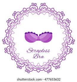 Strapless Bra illustration
