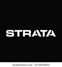 STRATA WORDMARK LOGO DESIGN IDEA VECTOR.eps