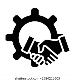 Strategic Alliance Icon Element For Design