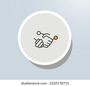 Strategic Alliances and Partnerships Manager handshake icon