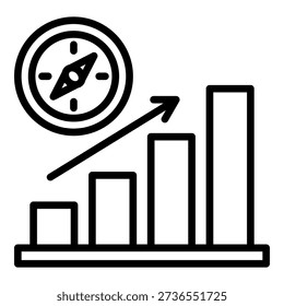 Strategic Continuum Icon Element For Design