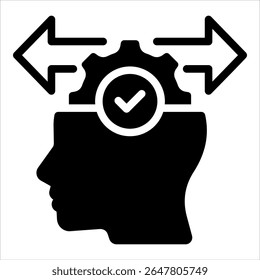 Elemento De Icono De Decisión Estratégica Para Diseño