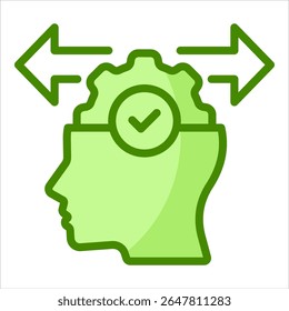 Elemento De Icono De Decisión Estratégica Para Diseño