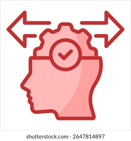 Elemento De Icono De Decisión Estratégica Para Diseño