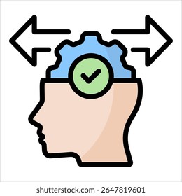 Elemento De Icono De Decisión Estratégica Para Diseño
