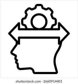 Elemento De Icono De Decisión Estratégica Para Diseño