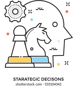 Strategic Decisions Vector Icon