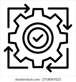 Elemento De Ícone De Execução Estratégica Para Design