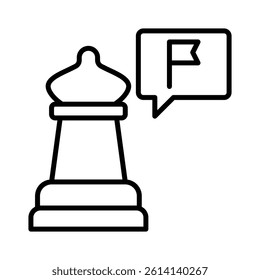 Strategic Goals Icon Element for Design