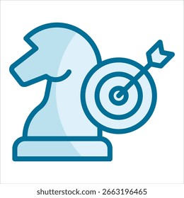 Elemento Ícone De Metas Estratégicas Para Design