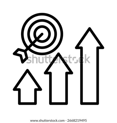 Strategic Goals Icon Element for Design