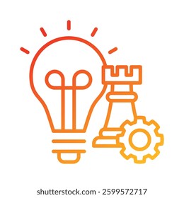 Strategic Icon Element For Design