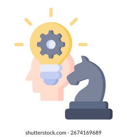 Elemento De Ícone Estratégico Para Design