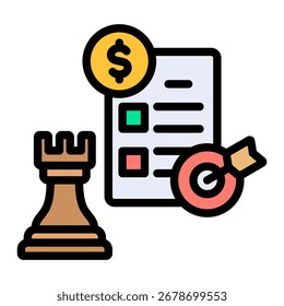 Elemento de icono estratégico para el diseño