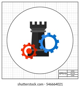 Strategic Management Concept Icon