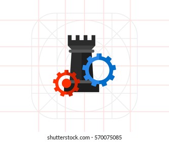 Strategic Management Concept Icon