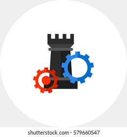 Strategic Management Concept Icon