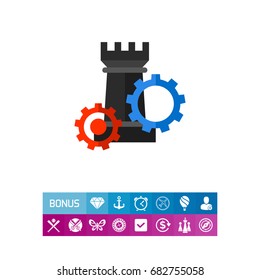 Strategic Management Concept Icon