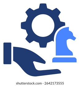 Strategic Management Icon Element for Design