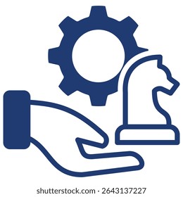 Strategic Management Icon Element for Design