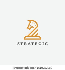 Strategic Mind Logo Design Template