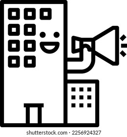 strategic modern line style icon