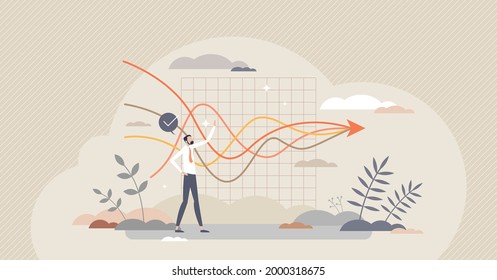 Strategic partnership and merge business for common goal tiny person concept. Company collaboration and finance assets connection together for successful and efficient work project vector illustration