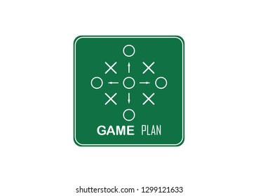 Strategic plan in the green square