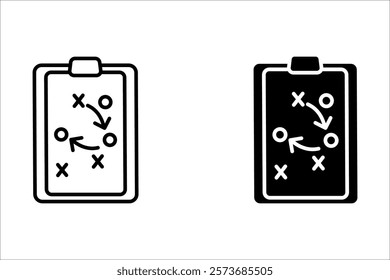 Strategic Plan icon, business, planning, strategy, business strategy line icon, editable vector icon.