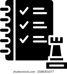 Strategic Plan Icon Element For Design