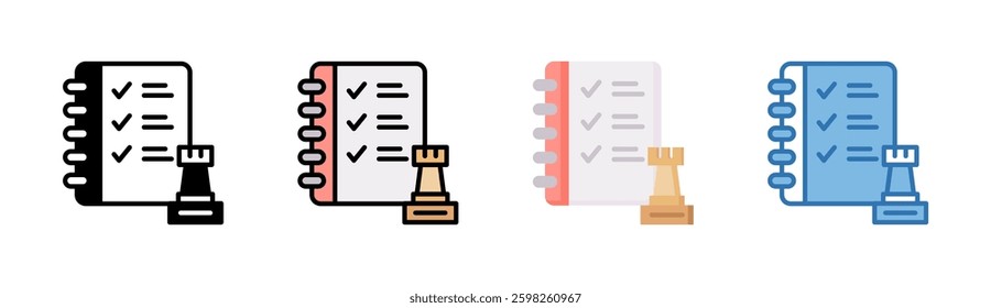 Strategic Plan Icon Element For Design