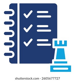 Strategic Plan Icon Element For Design