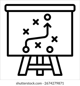 Strategic Plan Icon Element For Design