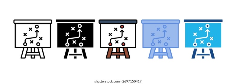 Strategic Plan Icon Element For Design